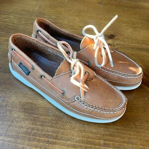 G.H. BASS Outdoor Leather Boat Shoe Loafers - Sz 4.5